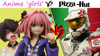 Anime Girls vs Pizza Hut [upl. by Porty688]