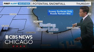 First snow of the season for Chicago area expected on Thursday [upl. by Innattirb26]