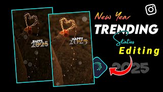 Happy New year 2025 Video Editing Alight Motion  Alight Motion Video Editing [upl. by Mayhew757]