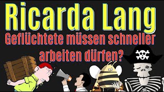 Ricarda Lang  Geflüchtete müssen schneller arbeiten dürfen  Meinungspirat [upl. by Ecnarretal94]