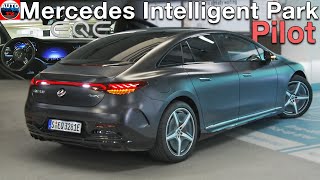 NEW 2024 Mercedes EQE Driverless Parking System Level 4  Premiere Explained Intelligent Park [upl. by Haelahk]