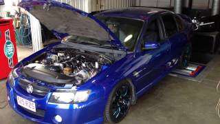 TMS Vortech Blown cammed LS1 on the Dyno [upl. by Feirahs]