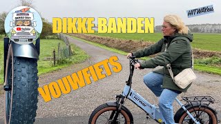 🛠️ DIKKE BANDEN ELECTRISCHE VOUWFIETS 150 [upl. by Kong]