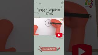 Narysujcie razem z naszym Jeżykiem lizaka🍭 Pełny filmik znajdziecie na naszym YouTube 😍 animacja [upl. by Kokoruda179]