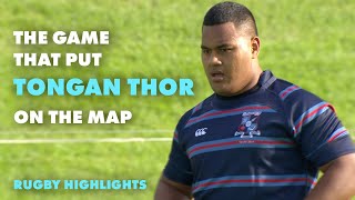 When Taniela Tupou put the rugby world on alert  Schoolboy Rugby Highlights  RugbyPass [upl. by Blunk998]