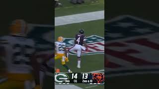 D’andre swift 40 yard touchdown Bears vs packers nfl nfl nflhighlights shorts bears packers [upl. by Dilahk628]