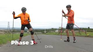 Rollerski Drills  Uphill Made Easy [upl. by Luapnaej]