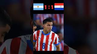 Argentina vs Paraguay 2024 World cup qualification highlights football shorts [upl. by Shaw]