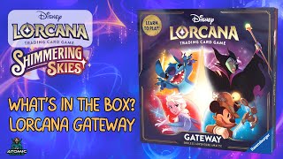 Lorcana Gateway Unboxing  Shimmering Skies  Disney Lorcana [upl. by Aivull]