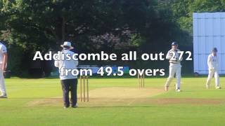 BEST CLUB CRICKET MATCH Sanderstead Cricket Club amp Addiscombe CC [upl. by Radborne]