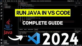 Create amp Run Java Program in Visual Studio Code 2024  VS Code Java  Java Extensions in VS Code [upl. by Etty]