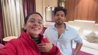 DELHI TEASER  TRAVEL VLOG RAVISHA  THE GUJJU COUPLE 🤩❤️ [upl. by Haduj]