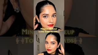 Rock your red lips with this look🧨youtubeshorts shortsvideo shorts shortvideo makeup trending [upl. by Nohtanoj]