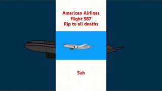 American Airlines flight 587 crash fypシ planecrash aviation planes viral animation [upl. by Downe]