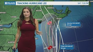 Tropical Storm Watch  When Hurricane Lee is expected to hit the United States [upl. by Ruttger]