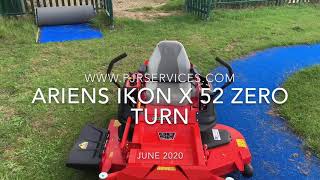 Ariens IKON X 52 Zero Turn [upl. by Entsirhc49]