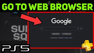 PS5 How to Go to the Web Browser Easy [upl. by Mera]