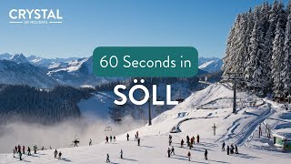 60 Seconds in Söll Austria  Crystal Ski Holidays [upl. by Nolat758]