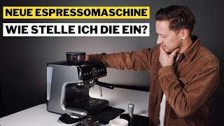 Der perfekte erste Espresso mit der neuen Espressomaschine [upl. by Ainala748]