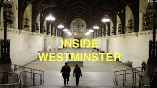 Inside the Houses of Parliament  Changing the Guards Whitehall [upl. by Luapleahcim]