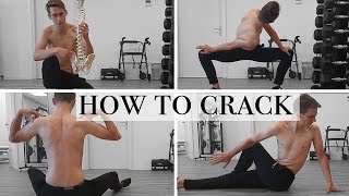 How To Crack Your Own Upper And Lower Back ★ DIY Instructions ★ Improve Posture Feel Better [upl. by Ruperto]