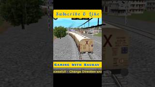 Train Simulator । Train Arrival In Railway Station । Train Video । Train Wala Game shorts train [upl. by Garlanda]