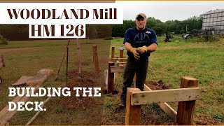 Woodland Mills HM126 Platform Build Getting Ready To Set Up The Sawmill [upl. by Past871]