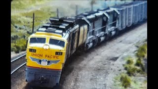 Union Pacific TURBINES 13 7 Ogden Utah 1969 w 170 Cars 8mm Reel Train Video Movie [upl. by Aihseken]