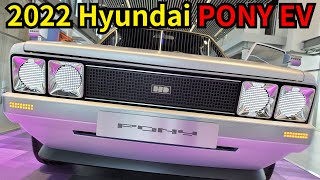 REAL 2022 Hyundai Pony EV – quotHeritage Series Pony EVquot – Exterior amp Interior review [upl. by Merlina]