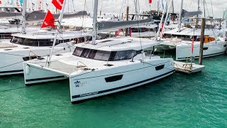 Fountaine Pajot Lucia 40 Walkthrough w Commentary 4K [upl. by Orel827]