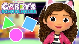 Can You Find Shapes with Gabby 🟢 🟪 🔷 Learning Shapes for Kids  GABBYS SCHOOLHOUSE [upl. by Dnalerb]