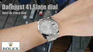 Rolex Datejust 41 Slate dial  My favourite dial colour [upl. by Angelina]