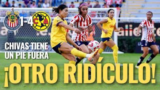 🚨 ¡CHIVAS Femenil hace OTRO RIDICULO vs América Cae por GOLEADA en la IDA y tiene un PIE FUERA 🚨 [upl. by Leima333]