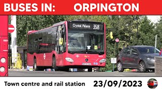 London buses in Orpington 23092023 [upl. by Enilauqcaj]