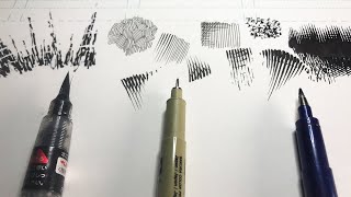 Pen and Ink Cross Hatching Exercises [upl. by Yekram253]