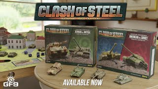 Clash of Steel  Tabletop Tank Battles  Trailer 2024 [upl. by Noraed]