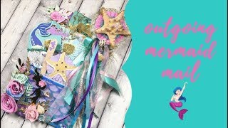 Outgoing Mermaid Loaded Bag  walk thru Happy mail ideas [upl. by Arikehs]