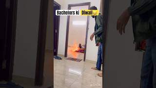 Bachelors ki diwali😂 funny collegekabkhulega comedy memes viralshorts [upl. by Egas]