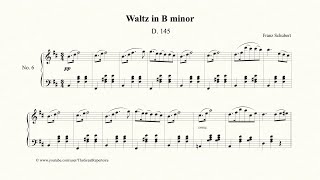 Schubert Waltz in B minor Op 18 No 6 D145 [upl. by Uziel]