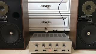 HH Scott 176 1976 USA  Monacor SA500 Solid State Stereo Amplifier 1969 Japan [upl. by Acile958]