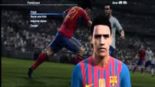 PES 2012Alexis Sanchez bootsMercurial Vapor Superfly III [upl. by Larcher551]