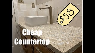 Countertop under 100 dollars  Keep your money and just DIY it It’s very durable [upl. by Kcin]