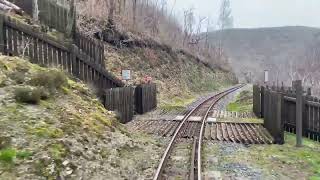 Vale of Rheidol Railway A trip up the line from Nantyronen to Devils Bridge April 2023 [upl. by Ybanrab]