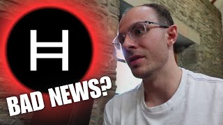 Hedera Hashgraph HBAR Bad News [upl. by Beryle]