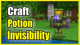 How to Make Potion of Invisibility in Minecraft 8 Minutes Long [upl. by Eidnahs458]