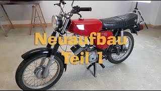 Simson S51 Neuaufbau  Meine S51  Teil 1 zerlegen [upl. by Enibas]