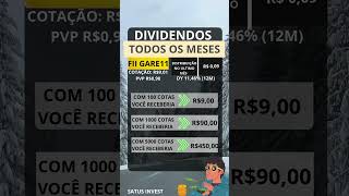 Receba dividendos todos os meses FundosImobiliários Dividendos [upl. by Paymar]