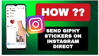 How to send GIPHY stickers on Instagram Direct [upl. by Janey59]