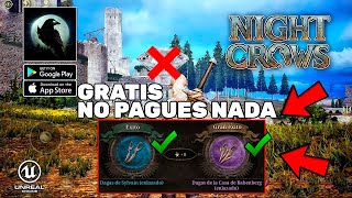 Como conseguir tu PRIMER ARMA GRATIS EN NIGHT CROWS FREE AHORA MISMO 🤑🤑 [upl. by Bran]