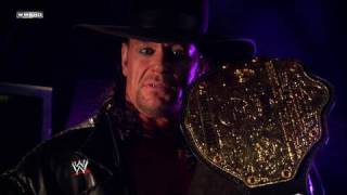 The Undertaker addresses the WWE Universe [upl. by Ecinereb]